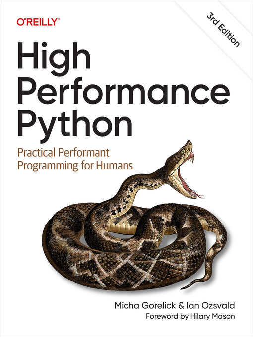 Cover image for High Performance Python